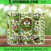 Snoopy Woodstock Dancing 20oz Tumbler Wrap PNG