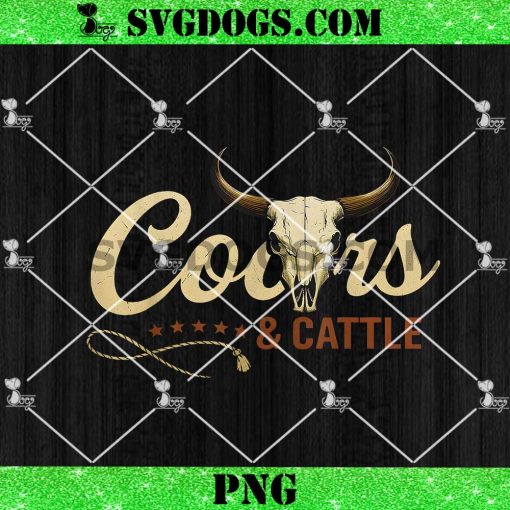 Coor and Cattles Rodeo Western Cowboy PNG