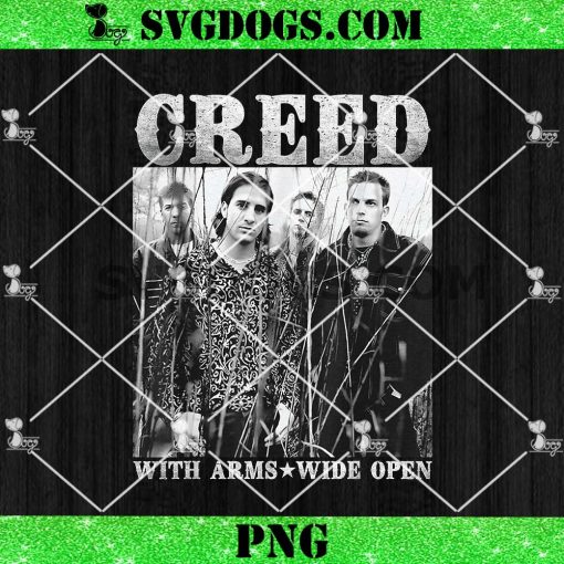 Creed Band PNG, Creed With Arms Wide Open Metal PNG