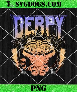 Derpy Retro Metal Band Style Logo PNG