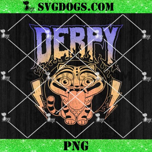 Derpy Retro Metal Band Style Logo PNG