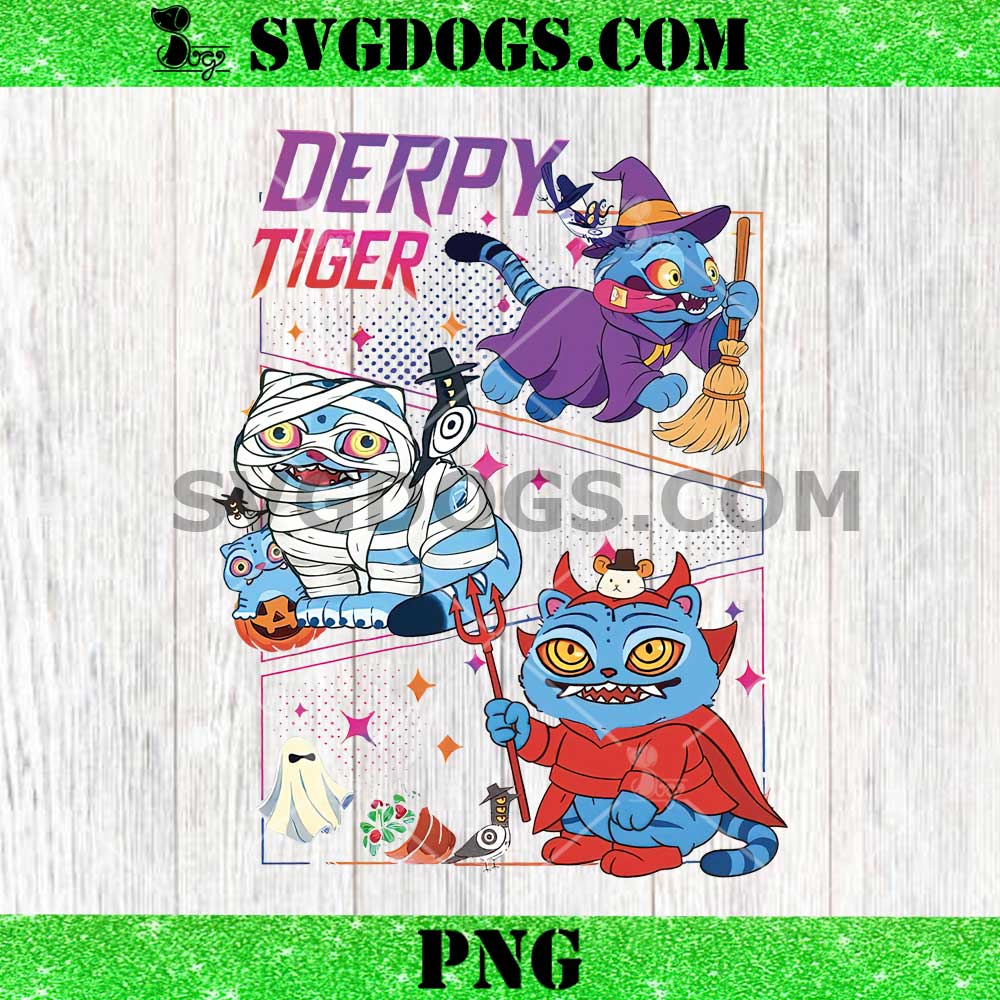 Derpy Tiger Halloween PNG, Kpop Demon Hunters Halloween PNG Derpy Tiger Halloween PNG, Kpop Demon Hunters Halloween PNG