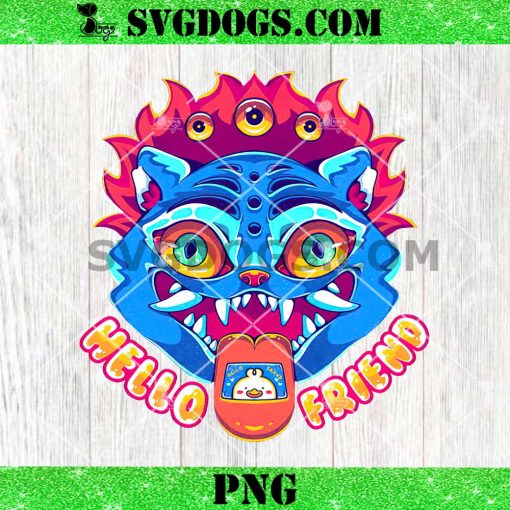 Derpy Tiger Hello Friend PNG, Kpop Demon Hunters PNG