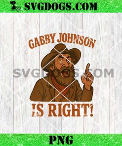 Gabby Johnson is Right PNG