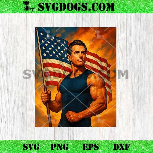 Gavin Newsom Meme PNG, Gavin Newsom Make America Great PNG
