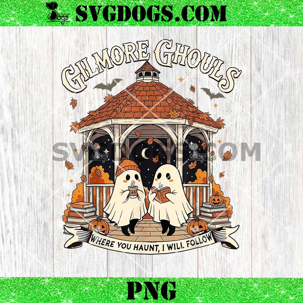 Ghost Book Halloween PNG, Gilmore Ghouls Where You Haunt I Will Follow PNG Ghost Book Halloween PNG, Gilmore Ghouls Where You Haunt I Will Follow PNG