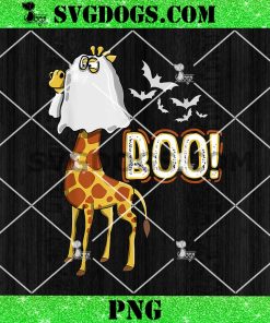 Giraffe Boo Halloween PNG