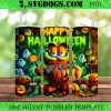 Boo Ghost Halloween Pumpkins Farm 20oz Tumbler Wrap PNG