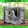 Boo Ghost Halloween Pumpkins Farm 20oz Tumbler Wrap PNG