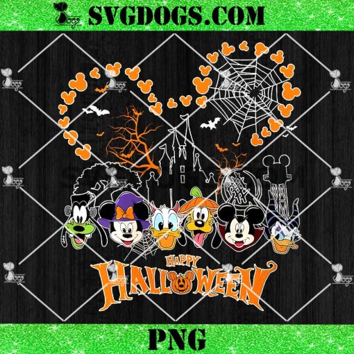 Happy Halloween Disney Friends PNG