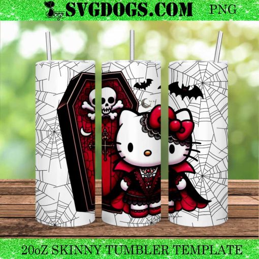 Hello Kitty Halloween 20oz Tumbler Wrap PNG