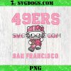 Hello Kitty San Francisco 49ers Since 1946 PNG, Pink NFL Football 49ers PNG