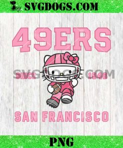 Hello Kitty San Francisco 49ers Since 1946 PNG, Pink NFL Football 49ers PNG
