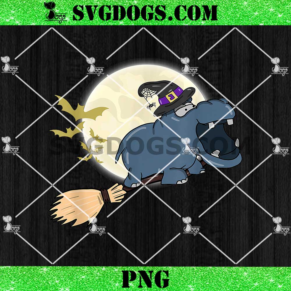 Hippo Boo Halloween PNG, Hat Witch Hat Riding Broom Stick Zoo Animal Lover PNG Hippo Boo Halloween PNG, Hat Witch Hat Riding Broom Stick Zoo Animal Lover PNG
