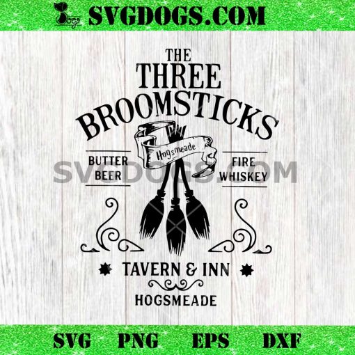 Hogsmeade Three Broomsticks SVG PNG, Harry Potter SVG