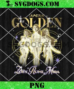 Huntrix Golden Zoey Rumi Mira PNG