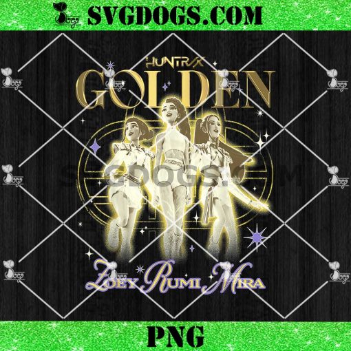 Huntrix Golden Zoey Rumi Mira PNG