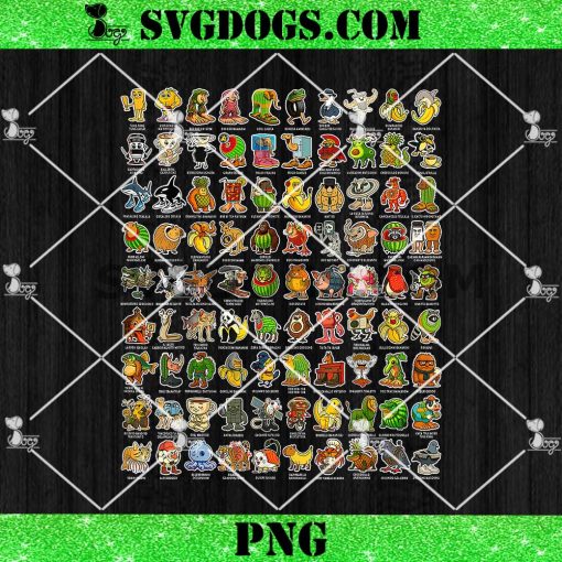 Italian Brainrot Gen Z PNG, Meme 90 Brainrot Characters PNG