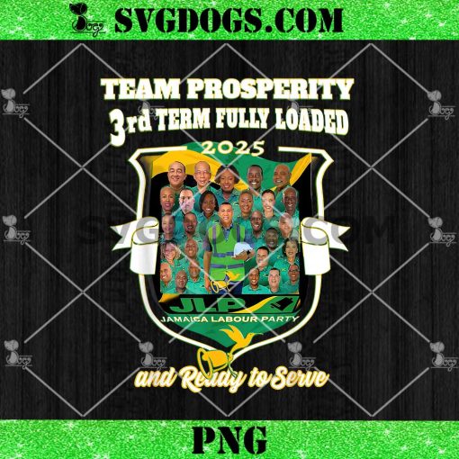 Jamaica Labour Party 3rd TEAM Prosperity JLP Supporter PNG