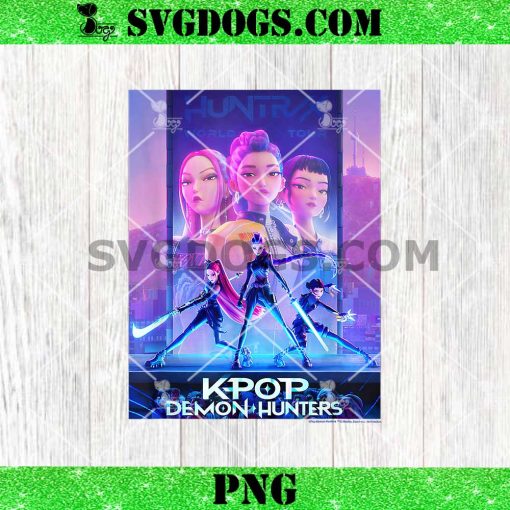 KPop Demon Hunters Movie Poster PNG