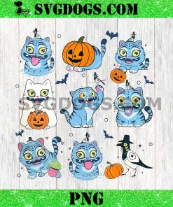 Kpop Demon Hunters Tiger Halloween PNG, Derpy Pumpkin PNG