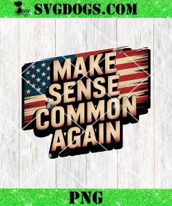 Make Sense Common Again PNG