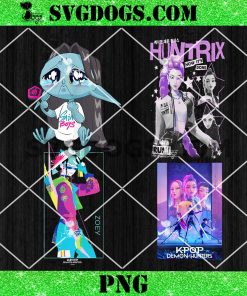 Kpop Demon Hunters Movie PNG Bundle, Huntrix Rumi, Saja Zoey PNG