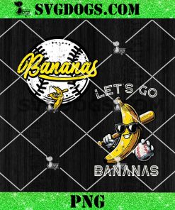 Lets Go Banana PNG Bundle, Banana Ball Fruit PNG