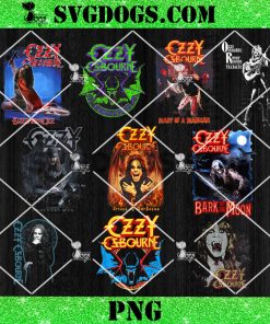 Ozzy Osbourne PNG Bundle, Blizzard Album Cover PNG