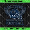 P S JONES Middle School Football SVG