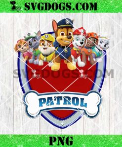 Paw Patrol Family Custom Name PNG