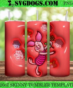 Piglet 20oz Tumbler Wrap PNG
