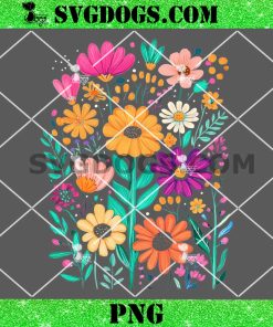 Retro Floral Plant Ladies PNG