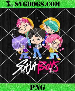 Saja Boys Chibi Boy Band PNG