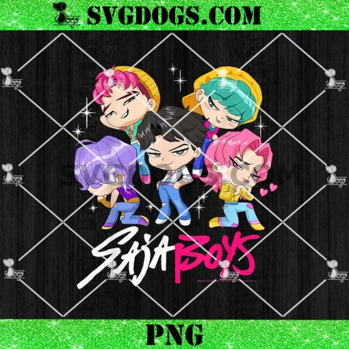 Saja Boys Chibi Boy Band PNG