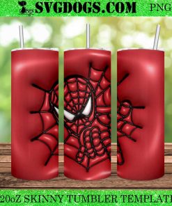 Spiderman 20oz Tumbler Wrap PNG