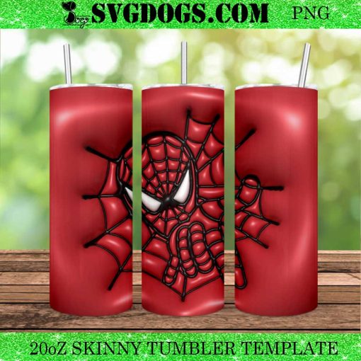 Spiderman 20oz Tumbler Wrap PNG