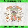 Trick or Treat Squad Pastel Halloween Ghost Vampire Mummy PNG