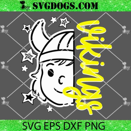 Vikings Mascot SVG, Minnesota Vikings SVG