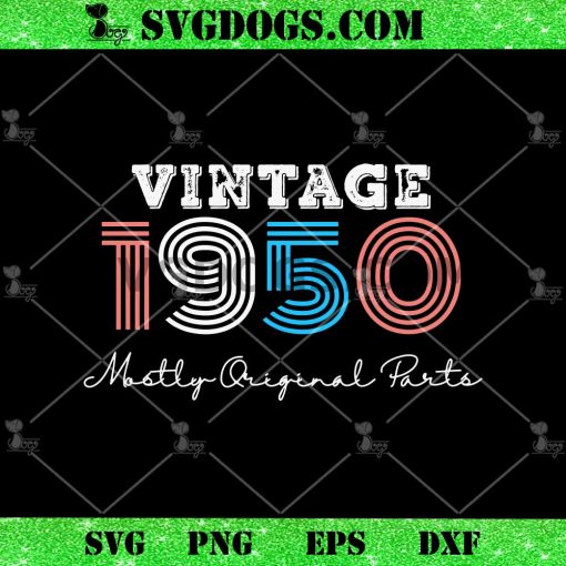 Vintage 1950 Mostly Original Parts SVG