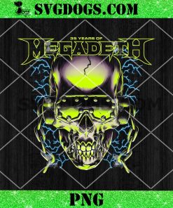 35 Years Of Megadeth PNG
