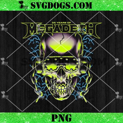 35 Years Of Megadeth PNG