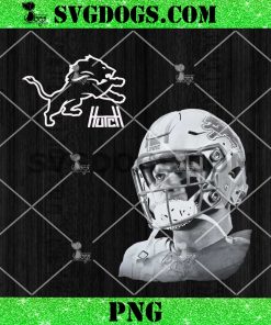 Aidan Hutchinson Charcoal House of Hutch PNG, Detroit Lions PNG