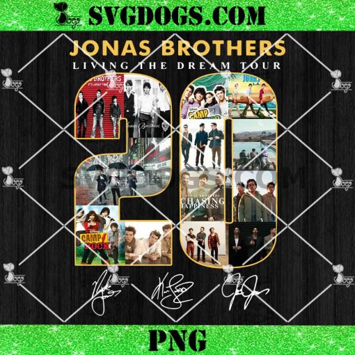 Albums 20th Anniversary Of Jonas Brothers Living The Dream Tour PNG