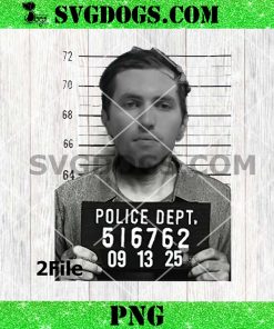 Assassin Tyler Robinson Mugshot PNG, Charlie Kirk PNG