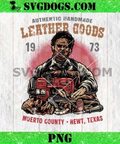 Authentic Handmade Leather Goods PNG, Michael Myers Tailoring PNG
