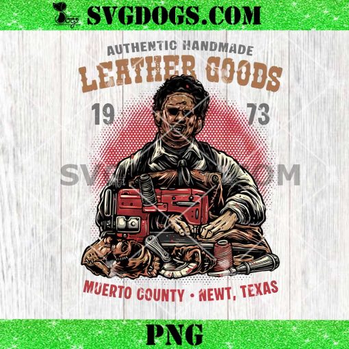 Authentic Handmade Leather Goods PNG, Michael Myers Tailoring PNG