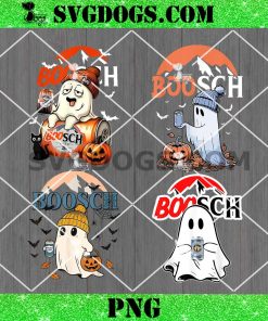 Boo Ghost Halloween Beer Party Drinking Spooky Season PNG, Boosch Halloween PNG