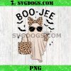 Boo Jee Ghost Halloween PNG, Leopard Ghost Boo-jee Coffee PNG