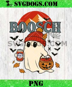 Boosch Busch Light Apple PNG, Ghost Halloween Busch Light Apple PNG